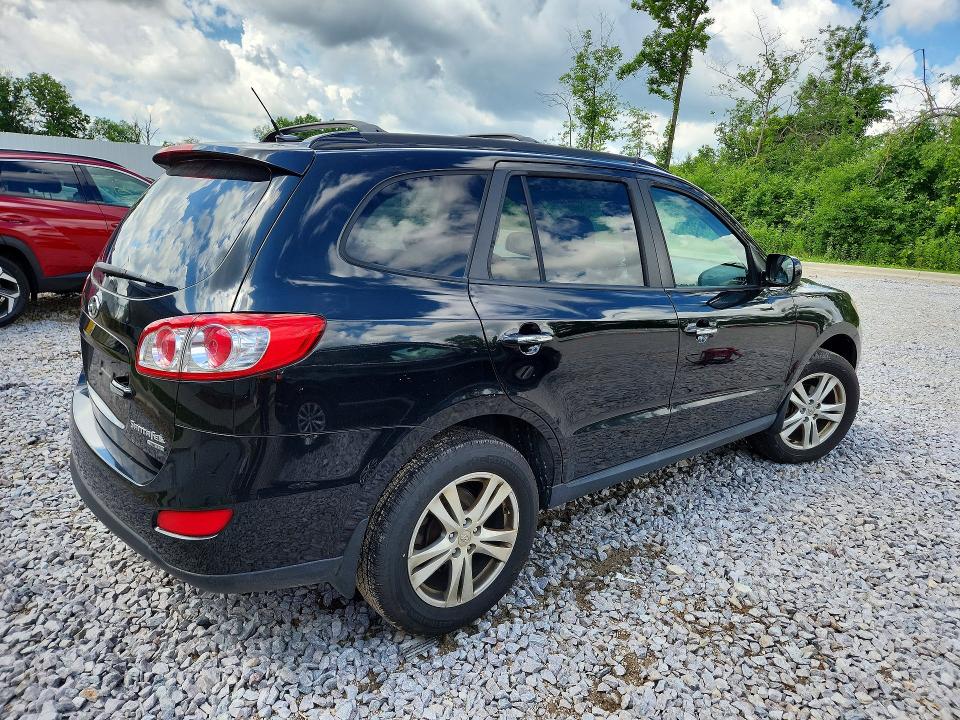 2011 Hyundai Santa fe VIN 5XYZK4AG3BG075535 COPART salvage auction — FRONT END, Wi - Certificate Of Title, sold $800 on 2026-07-22 (photo 3)