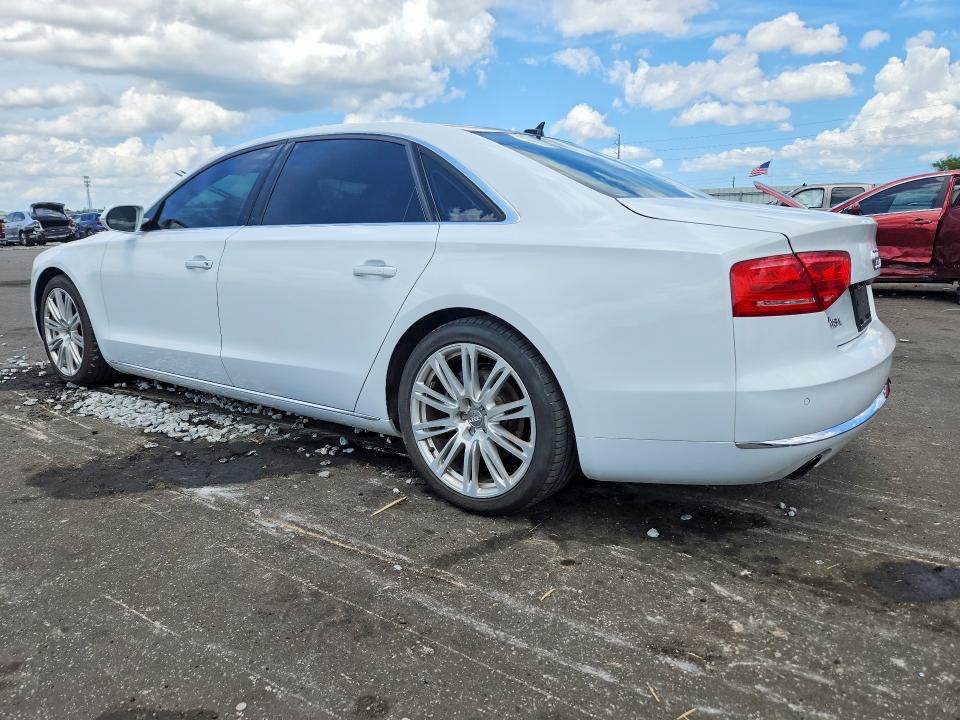 2014 Audi A8 VIN WAURGAFD0EN004589 COPART salvage auction — MINOR DENT/SCRATCHES, Ga - Certificate Of Title, sold $1,600 on 2026-07-27 (photo 2)