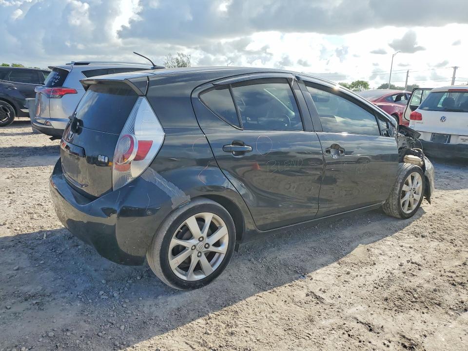 2012 Toyota Prius VIN JTDKDTB37C1030049 COPART salvage auction — FRONT END, Fl - Cert Of Title Slvg Rebuildable, sold $1,550 on 2026-07-15 (photo 3)