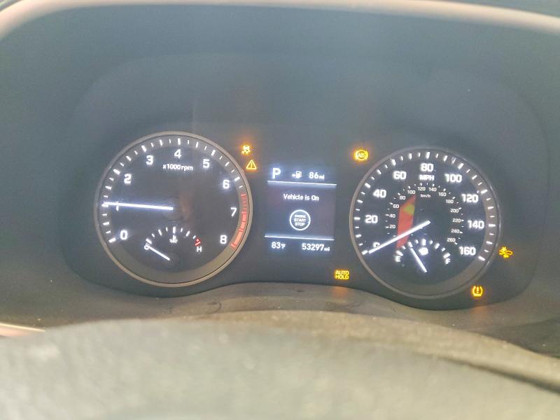 2021 Hyundai Tucson VIN KM8J33A42MU293943 COPART salvage auction — FRONT END, Tx - Salvage Vehicle Title, sold $5,200 on 2026-07-17 (photo 9)