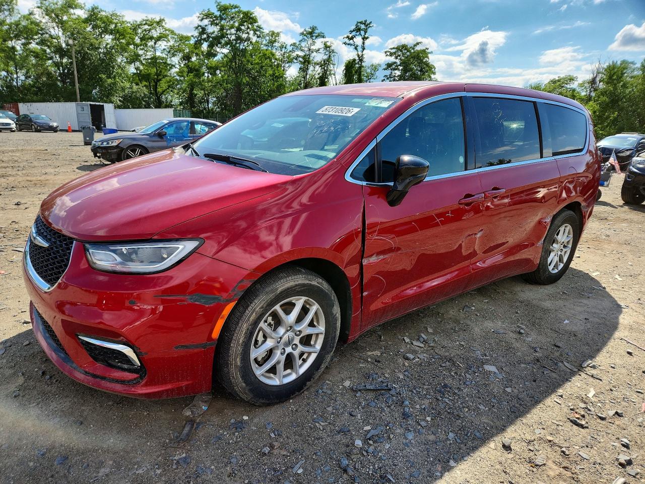 2025 Chrysler Pacifica VIN 2C4RC1BG0SR544991 — COPART salvage auction photo