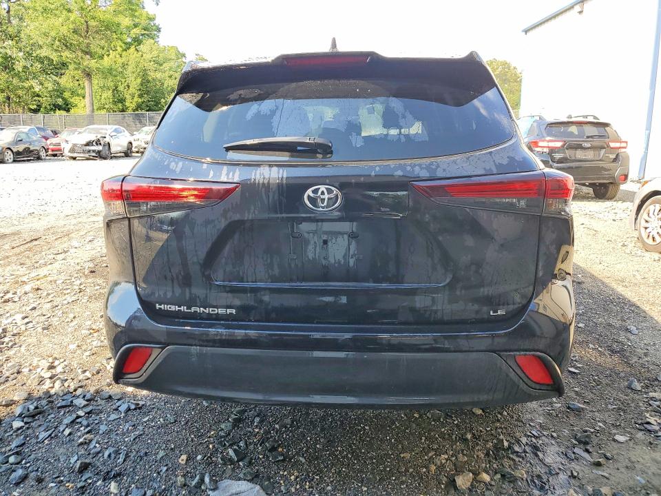2025 Toyota Highlander VIN 5TDKDRAH3SS554722 COPART salvage auction — FRONT END, Ma - Certificate Of Title, sold $18,000 on 2026-07-08 (photo 6)