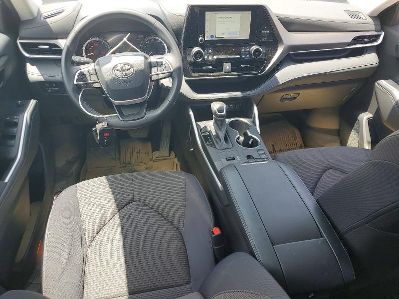 2023 Toyota Highlander VIN 5TDKDRAH4PS517010 COPART salvage auction — WATER/FLOOD, Oh - Cert Of Title-Salvage Flood, sold $13,000 on 2026-07-08 (photo 8)