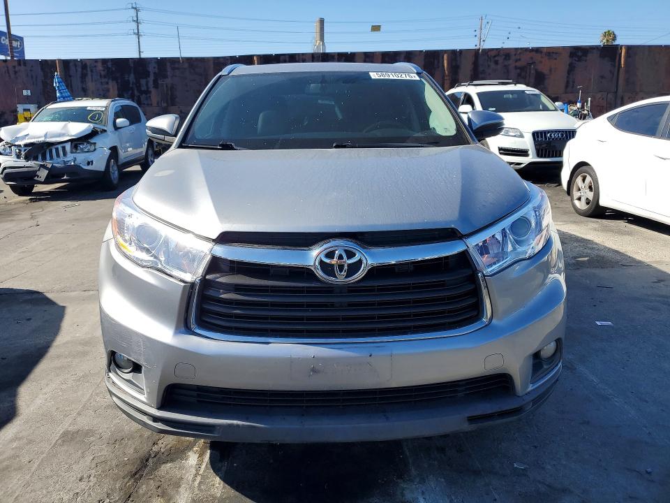 2015 Toyota VIN 5TDKKRFHXFS074522 COPART salvage auction — SIDE, Ca - Salvage Certificate, sold $8,900 on 2026-07-08 (photo 5)