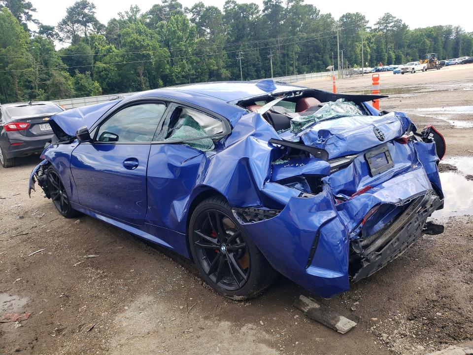2021 BMW 4er VIN WBA53AP00MCG46037 COPART salvage auction — FRONT END, Ms - Cert Of Title-Salvaged, sold $1,200 on 2026-08-14 (photo 2)