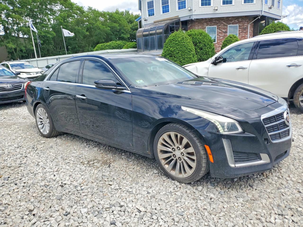 2014 Cadillac CTS VIN 1G6AX5S38E0194145 COPART salvage auction — Front End, MA - CERTIFICATE OF TITLE, sold $400 on 2026-07-10 (photo 4)