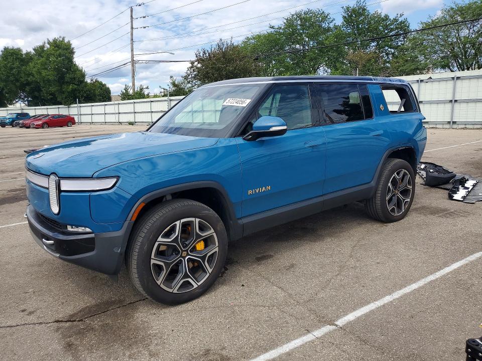2024 Rivian VIN 7PDSGABA3RN045264 COPART salvage auction — REAR END, OH - CERT OF TITLE-SALVAGE, sold $30,500 on 2026-07-31 (photo 1)