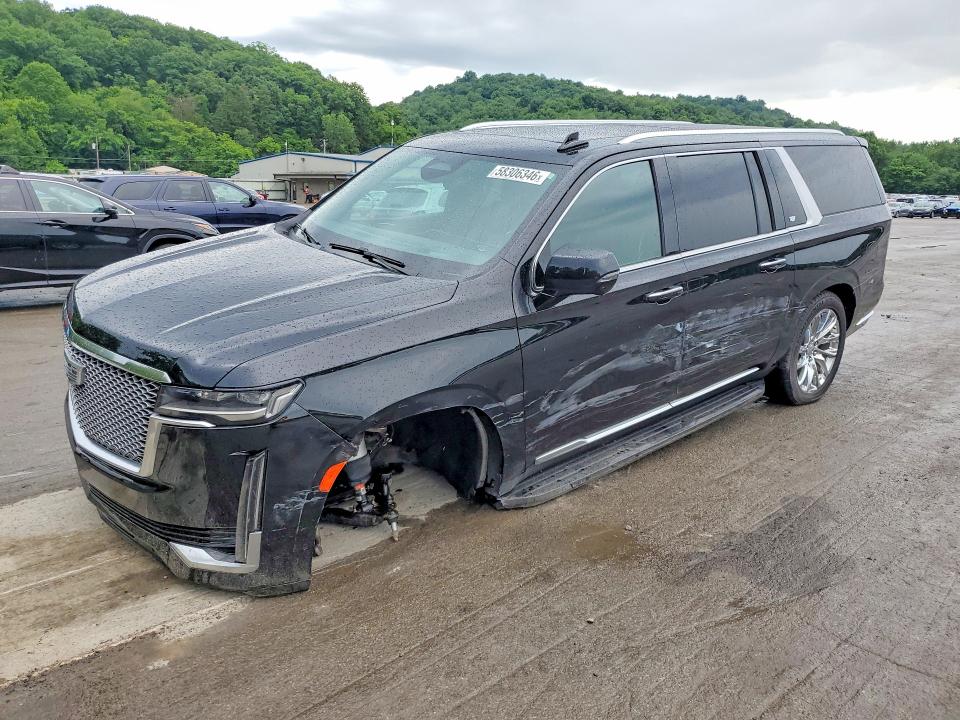 2021 Cadillac VIN 1GYS4LKL0MR493714 COPART salvage auction — FRONT END, Pa - Certificate Of Salvage, sold $22,600 on 2026-07-16 (photo 1)