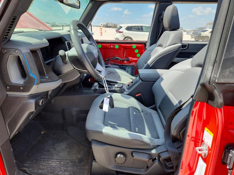 2022 Ford Bronco VIN 1FMEE5BP8NLA86609 COPART salvage auction — HAIL, Tx - Certificate Of Title, sold $4,000 on 2026-08-20 (photo 7)