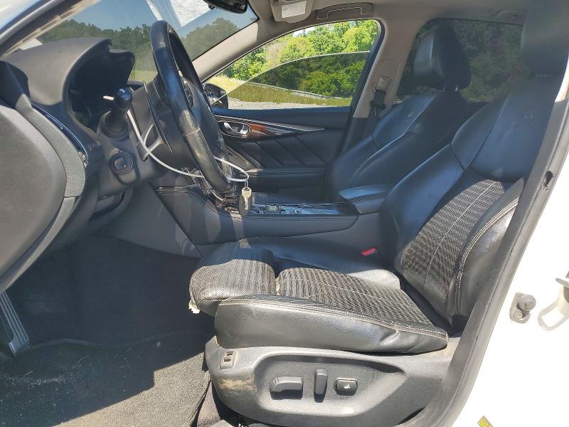 2014 Infiniti Q50 VIN JN1BV7AR6EM706859 COPART salvage auction — ROLLOVER, Ga - Cert Of Title-Salvage, sold $1,100 on 2026-07-16 (photo 7)