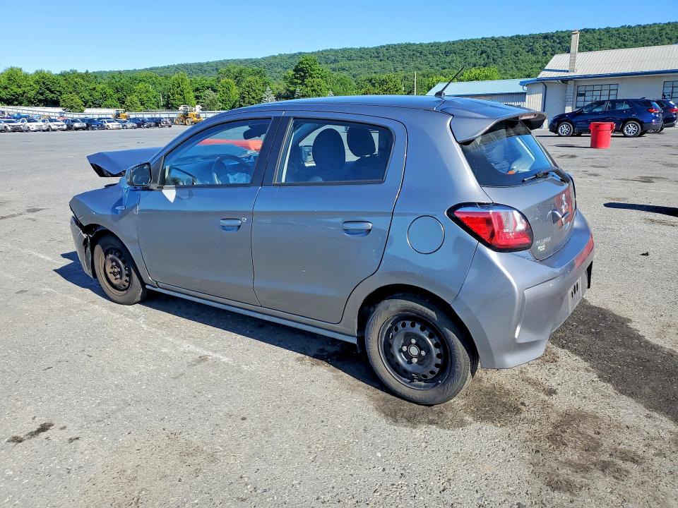 2021 Mitsubishi Mirage VIN ML32AUHJ0MH014338 COPART salvage auction — FRONT END, Pa - Certificate Of Salvage, sold $500 on 2026-07-14 (photo 2)