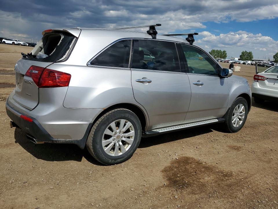 2012 Acura Mdx VIN 2HNYD2H61CH002510 COPART salvage auction — REAR END, Ab - Bos - Salvage, sold $225 on 2026-07-28 (photo 3)