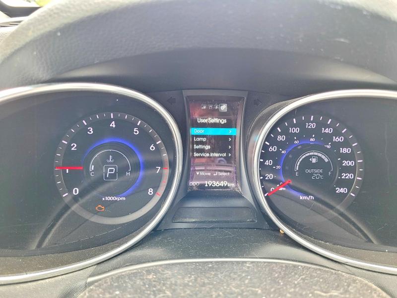 2016 Hyundai Santa fe VIN 5XYZUDLA1GG361944 COPART salvage auction — MECHANICAL, On - Permit No Brand - Unfit (P), sold $2,800 on 2026-07-14 (photo 8)