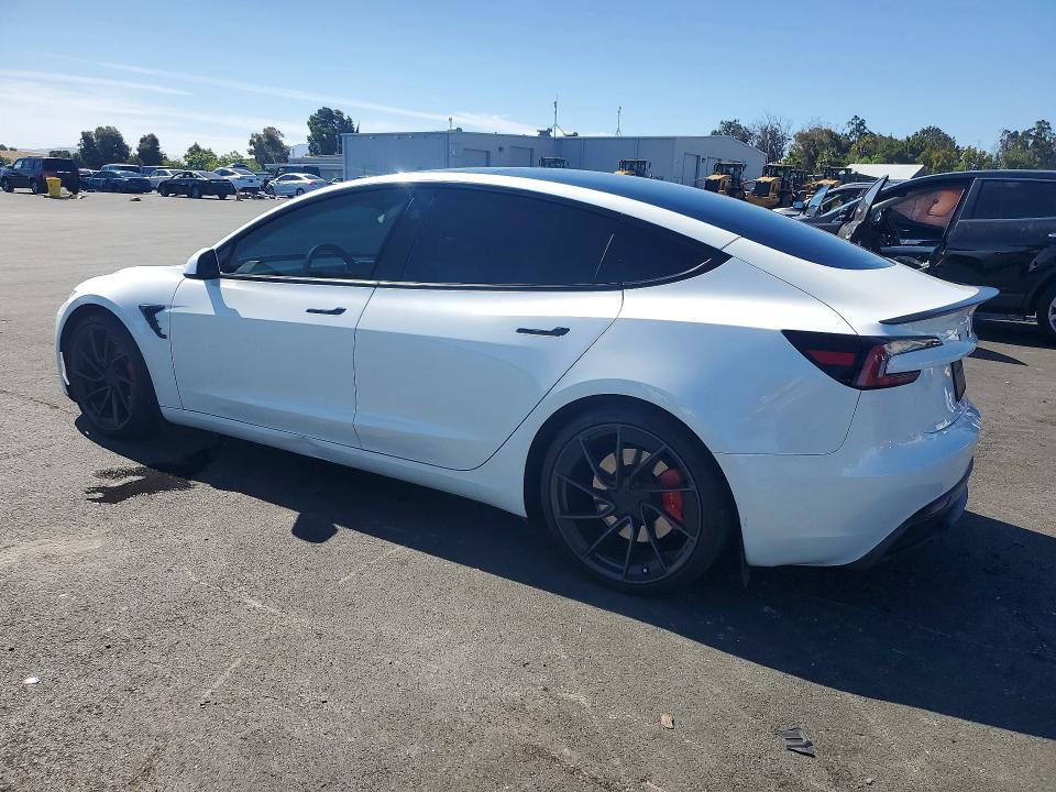 2024 Tesla VIN 5YJ3E1ET1RF827771 COPART salvage auction — SIDE, Ca - Salvage Certificate, sold $12,200 on 2026-07-27 (photo 2)