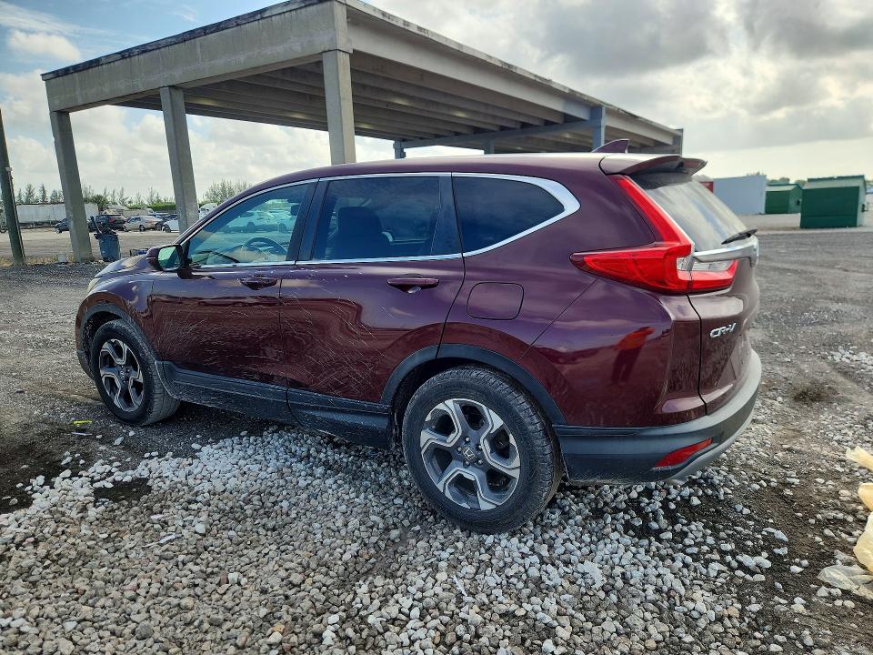 2018 Honda Cr-v VIN 7FARW1H80JE053181 COPART salvage auction — SIDE, FL - CERT OF TITLE SLVG REBUILDABLE, sold $7,800 on 2026-07-07 (photo 2)