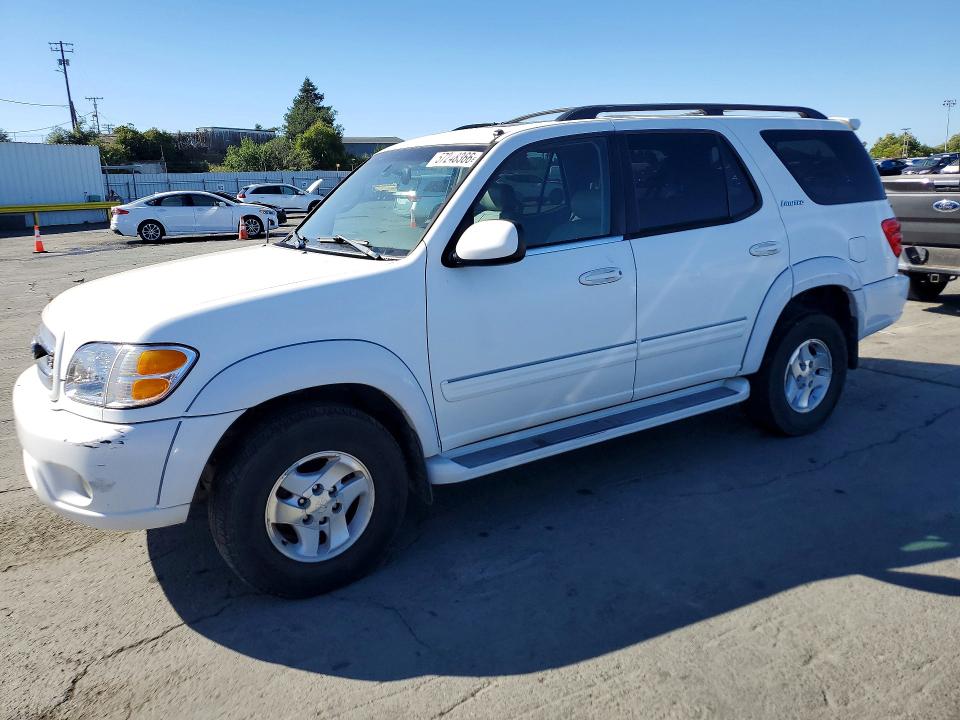 2002 Toyota VIN 5TDBT48AX2S075082 COPART salvage auction — VANDALISM, Ca - Salvage Certificate, sold $1,750 on 2026-07-06 (photo 1)