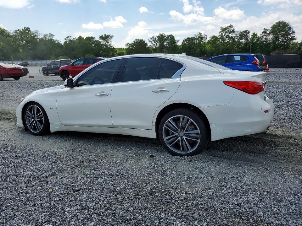 2016 Infiniti VIN JN1EV7APXGM306530 COPART salvage auction — FRONT END, Sc - Cert Of Title-Salvage, sold $2,650 on 2026-07-27 (photo 2)