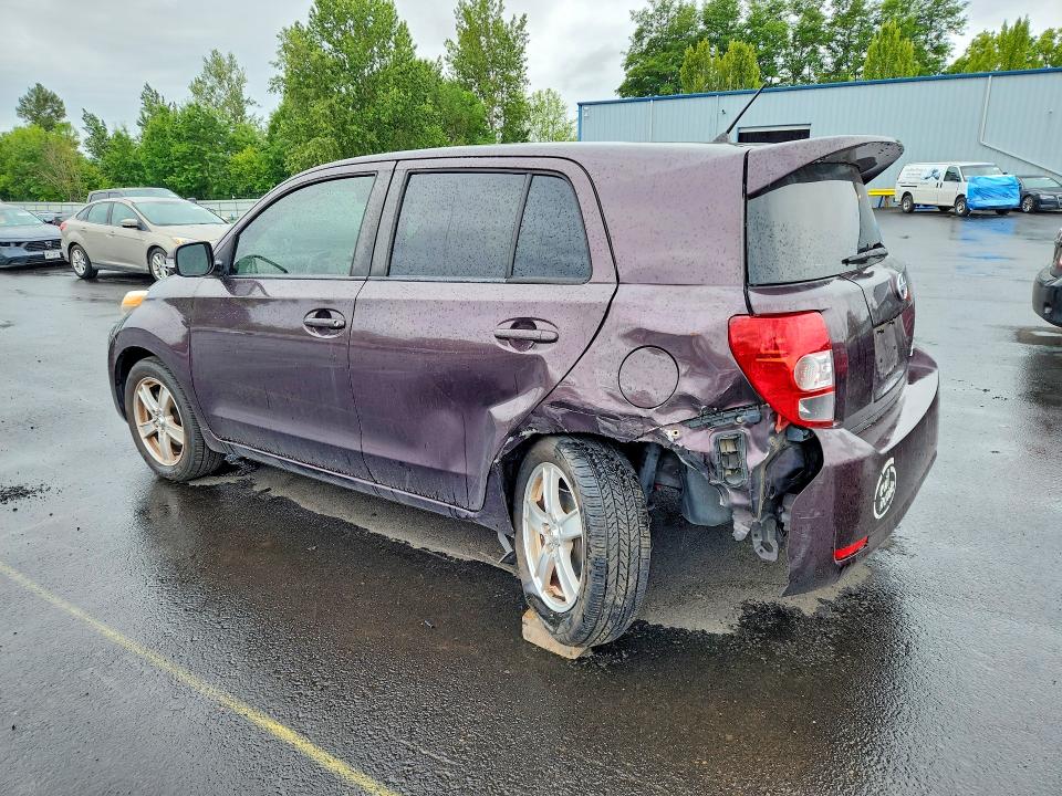 2012 Scion Xd VIN JTKKU4B45C1028050 COPART salvage auction — REAR END, Or - Salvage Title Certificate, sold $1,200 on 2026-07-20 (photo 2)