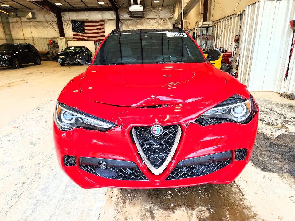 2022 Alfa romeo Stelvio VIN ZASPAKEVXN7D29600 COPART salvage auction — FRONT END, Wi - Cert Of Title-Salvage Vehicle, sold $11,700 on 2026-08-05 (photo 5)