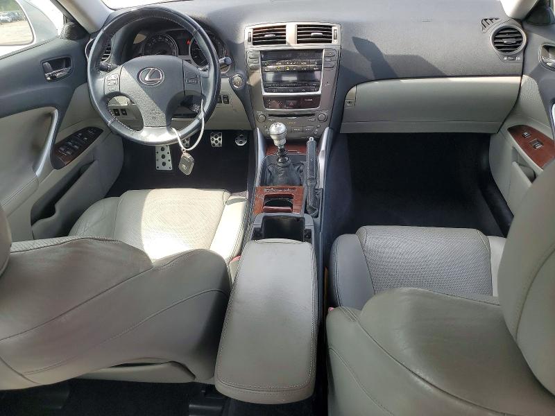 2007 Lexus Is VIN JTHBK262072030877 COPART salvage auction — REAR END, Sc - Cert Of Title-Salvage, sold $2,100 on 2026-07-06 (photo 8)