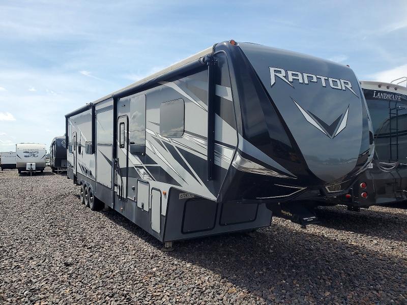 2019 Keystone Raptor VIN 4YDF42331KR800771 COPART salvage auction — FRONT END, MO - SALVAGE CERTIFICATE OF TITLE, sold $10,900 on 2026-07-30 (photo 1)