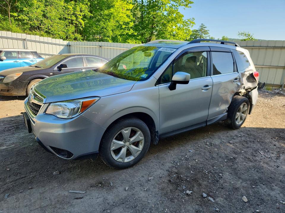 2015 Subaru Forester VIN JF2SJAHC6FH588833 COPART salvage auction — REAR END, Vt - Cert Of Title-Salvage Vehicle, sold $1,200 on 2026-07-27 (photo 1)
