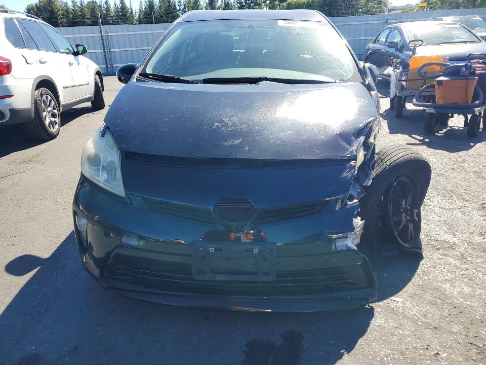 2013 Toyota Prius VIN JTDKN3DU9D1690727 COPART salvage auction — FRONT END, CA - SALVAGE CERTIFICATE, sold $525 on 2026-07-14 (photo 5)