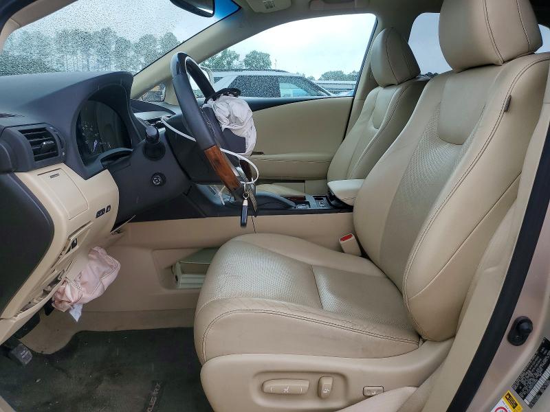 2015 Lexus Rx VIN 2T2ZK1BA2FC204466 COPART salvage auction — FRONT END, Sc - Cert Of Title-Salvage, sold $4,750 on 2026-07-22 (photo 7)