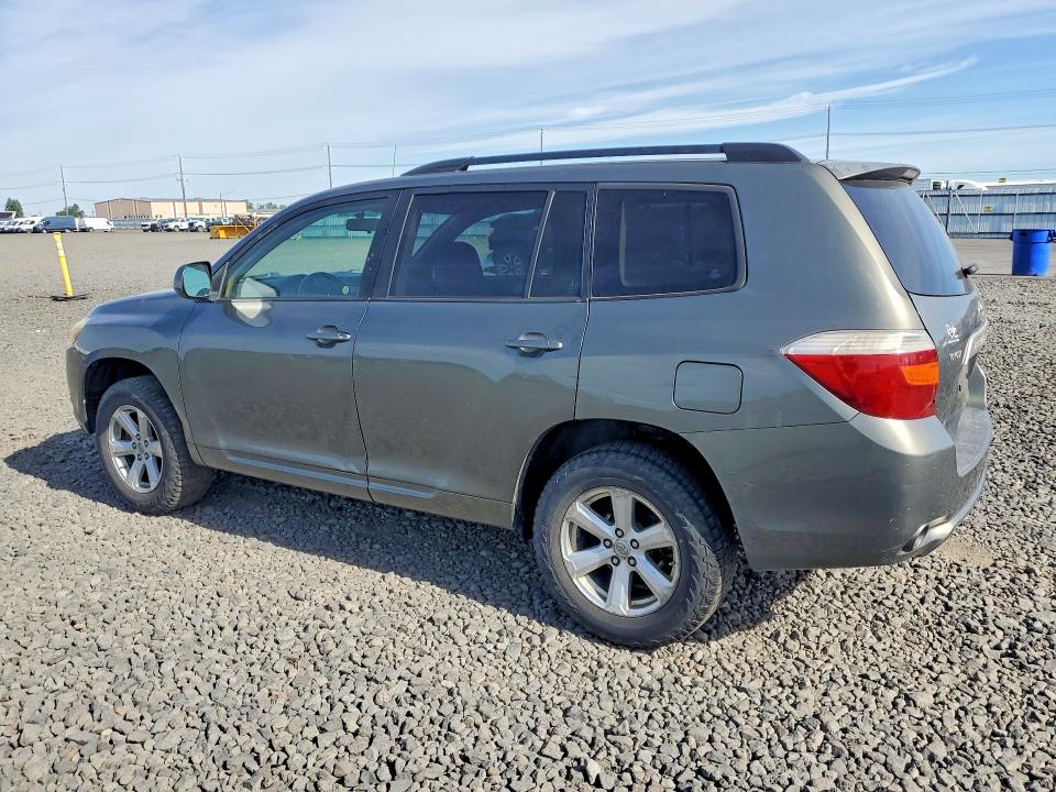 2009 Toyota Highlander VIN JTEDS41A392092678 COPART salvage auction — FRONT END, Wa - Bill Of Sale, sold $950 on 2026-07-08 (photo 2)