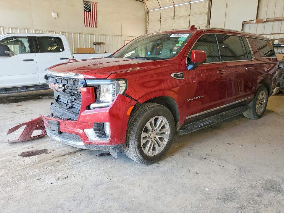 2021 Gmc VIN 1GKS1GKD4MR288965 COPART salvage auction — FRONT END, Salvage Title, sold $60 on 2026-07-31 (photo 1)