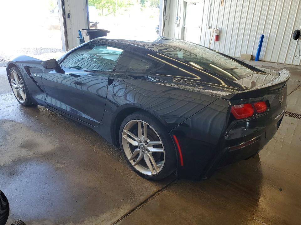 2014 Chevrolet Corvette stingray VIN 1G1YK2D79E5102366 COPART salvage auction — FRONT END, In - Certificate Of Title, sold $9,000 on 2026-07-28 (photo 2)
