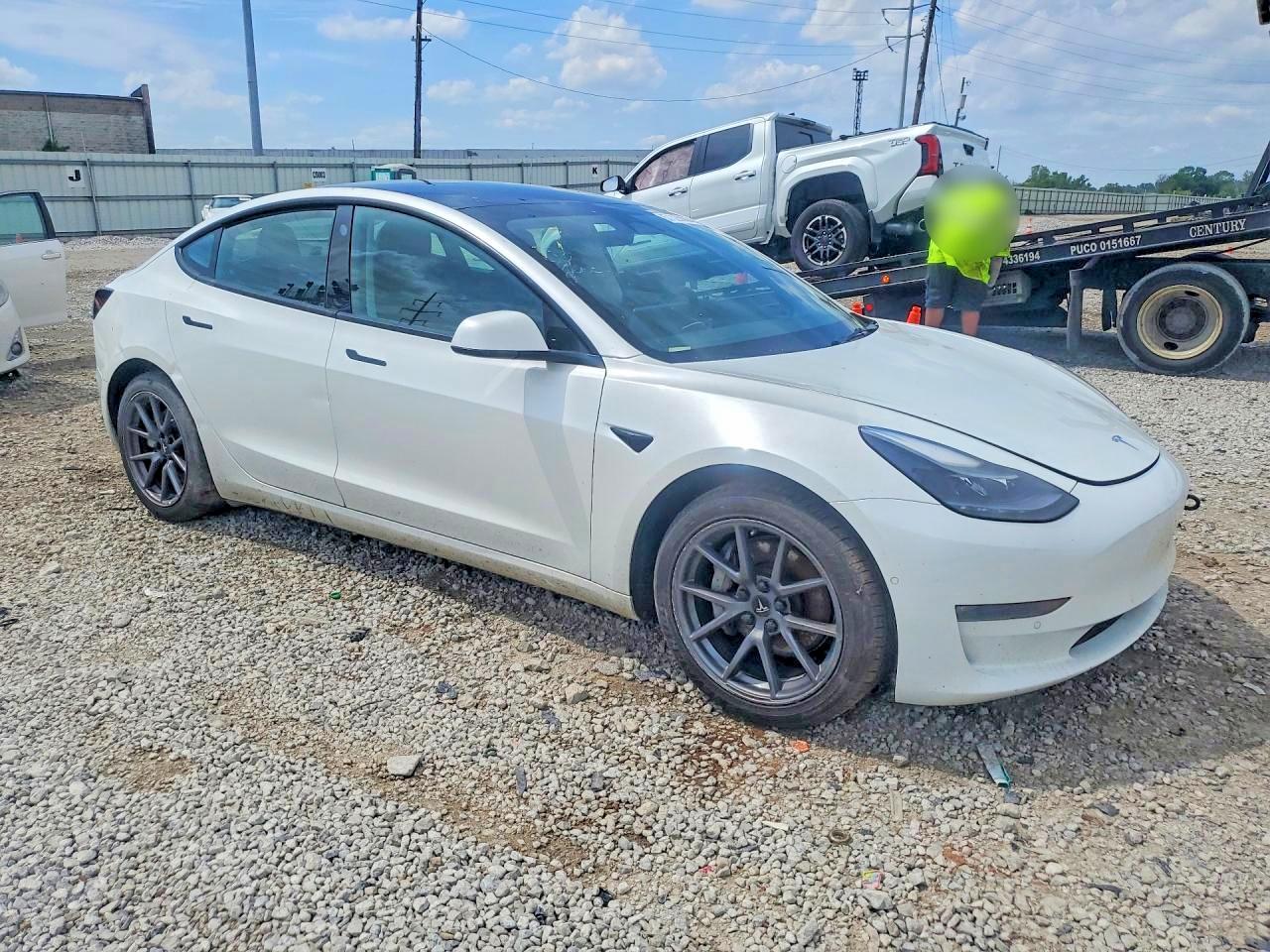 2022 Tesla Model 3 VIN 5YJ3E1EB1NF315154 COPART salvage auction — Rear End, OH - CERTIFICATE OF TITLE, sold $4,700 on 2026-07-03 (photo 4)