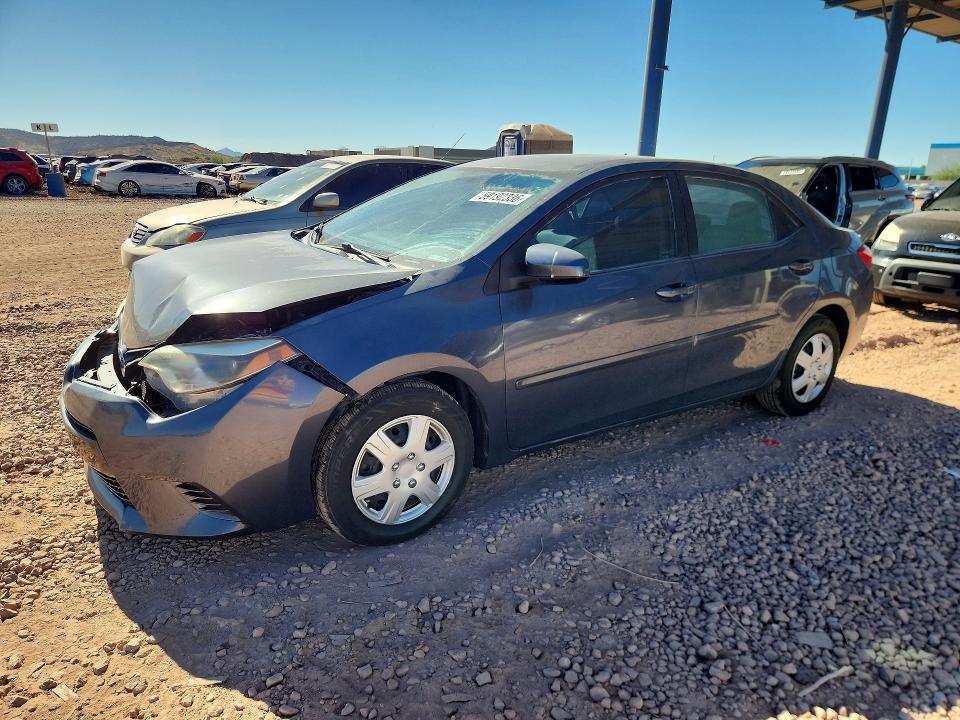 2016 Toyota Corolla VIN 5YFBPRHE1GP391636 COPART salvage auction — FRONT END, Az - Cert Of Title - Salvage, sold $3,250 on 2026-07-14 (photo 1)