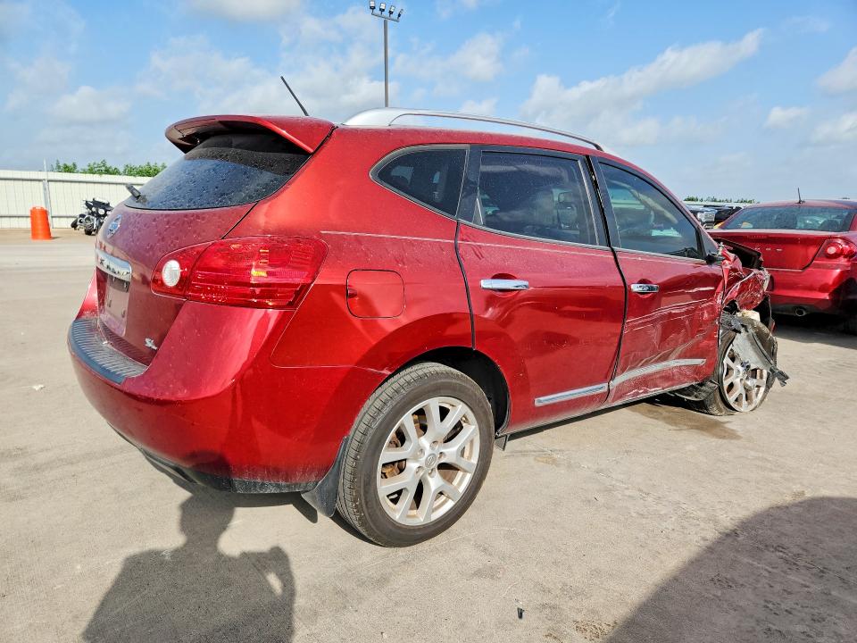 2013 Nissan Rogue VIN JN8AS5MT7DW001928 COPART salvage auction — FRONT END, Tx - Salvage Vehicle Title, sold $325 on 2026-07-13 (photo 3)