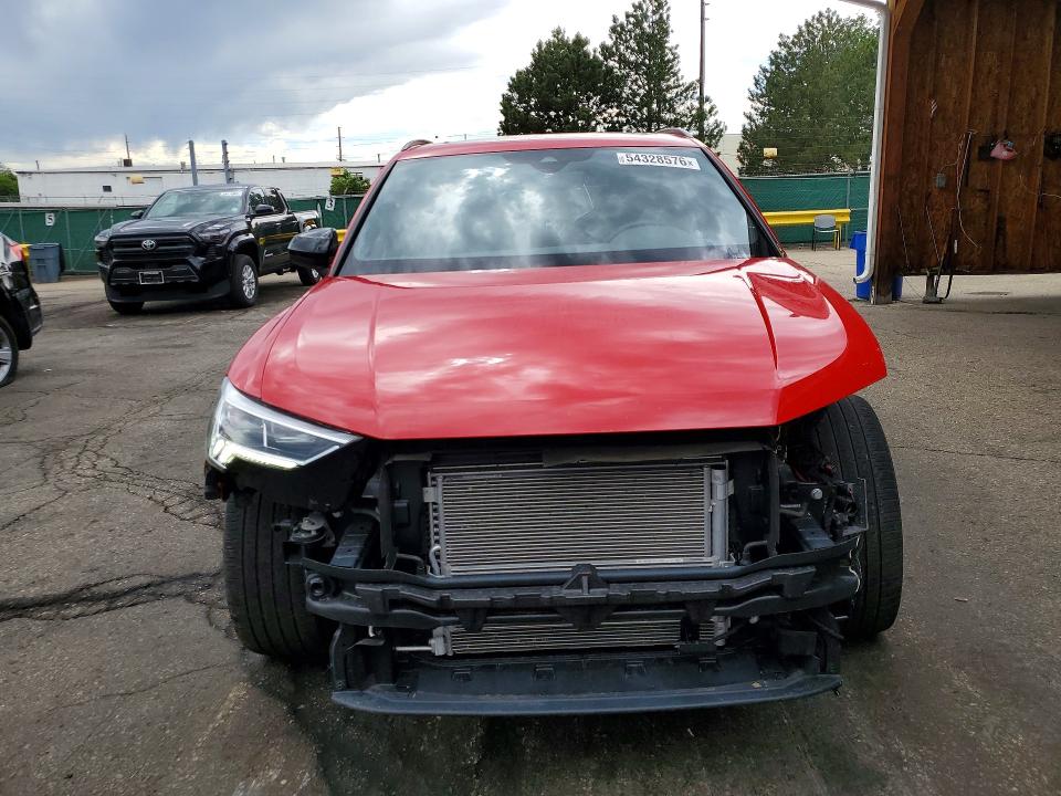 2025 Audi VIN WA1EEDF36S1053826 COPART salvage auction — FRONT END, Co - Public - Salvage Title, sold $12,300 on 2026-07-30 (photo 5)
