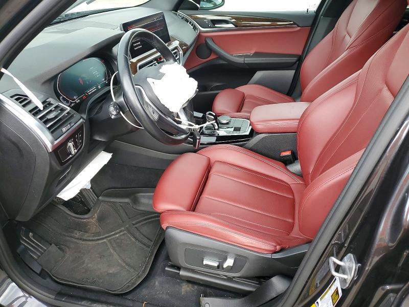 2022 BMW X3 VIN 5UX53DP02N9J01794 COPART salvage auction — FRONT END, Ny - Mv-907A Salvage Certificate, sold $4,800 on 2026-07-28 (photo 7)