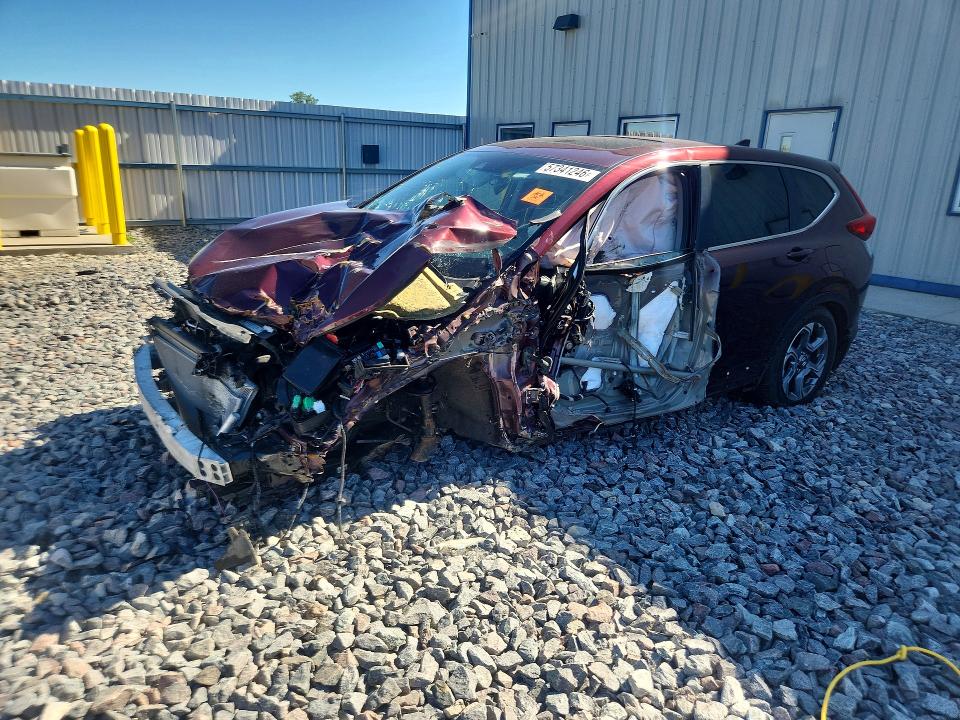 2018 Honda VIN 7FARW2H87JE040885 COPART salvage auction — FRONT END, Wi - Junked Vehicle Bill Of Sale, sold $2,500 on 2026-07-13 (photo 1)