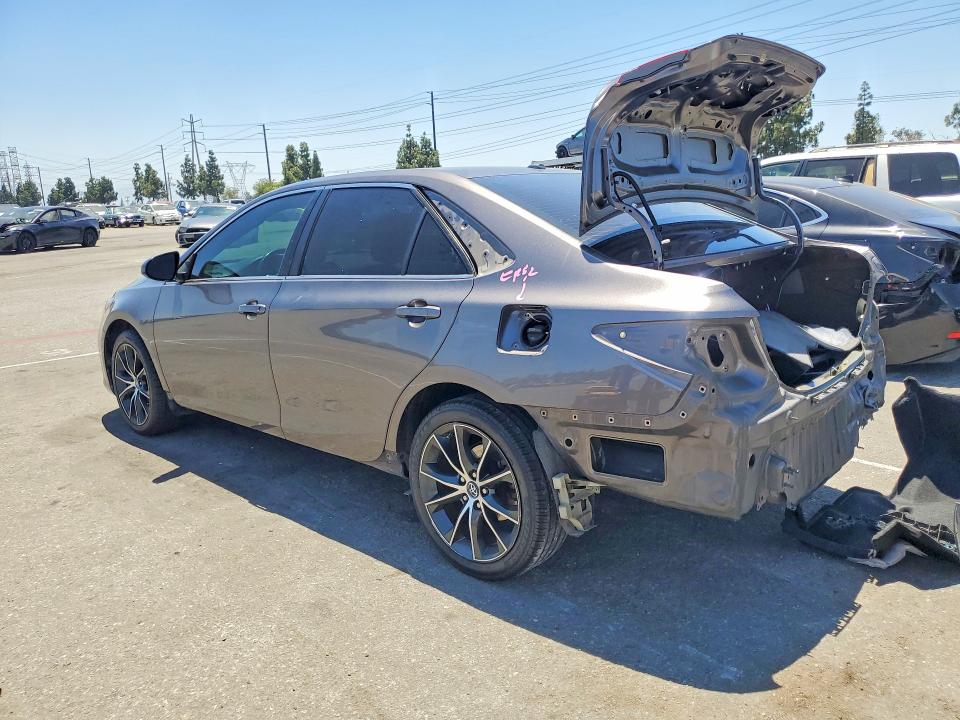 2017 Toyota Camry VIN 4T1BF1FK2HU797499 COPART salvage auction — REAR END, Ca - Salvage Certificate, sold $3,750 on 2026-07-06 (photo 2)