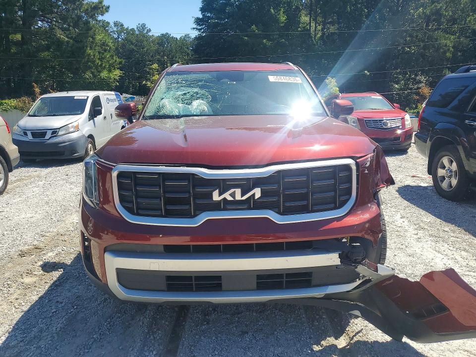 2024 Kia Telluride VIN 5XYP64GC8RG464102 COPART salvage auction — FRONT END, Ga - Cert Of Title-Salvage, sold $175 on 2026-07-27 (photo 5)