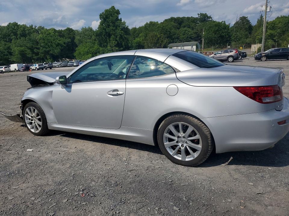 2010 Lexus Is VIN JTHFF2C20A2501170 COPART salvage auction — FRONT END, PA - CERTIFICATE OF SALVAGE, sold $500 on 2026-07-20 (photo 2)