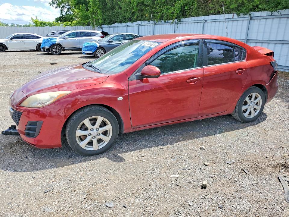 2010 Mazda 3 VIN JM1BL1SF0A1173312 COPART salvage auction — REAR END, ON - PERMIT NO BRAND - UNFIT, sold $375 on 2026-07-07 (photo 1)