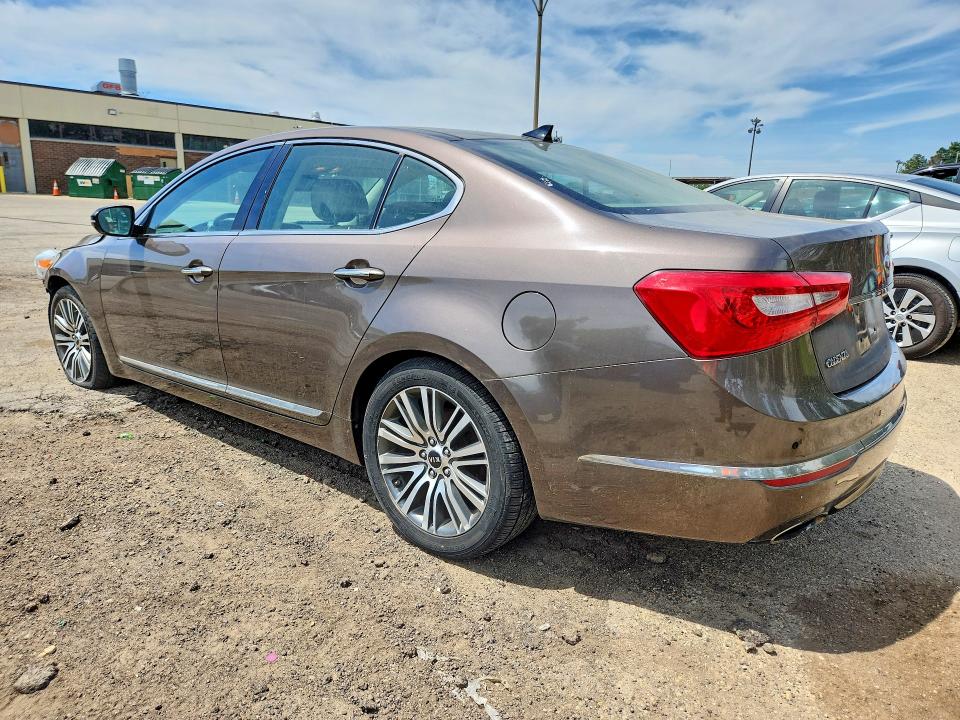 2014 Kia Cadenza VIN KNALN4D79E5166117 COPART salvage auction — MECHANICAL, Il - Certificate Of Title, sold $400 on 2026-07-07 (photo 2)
