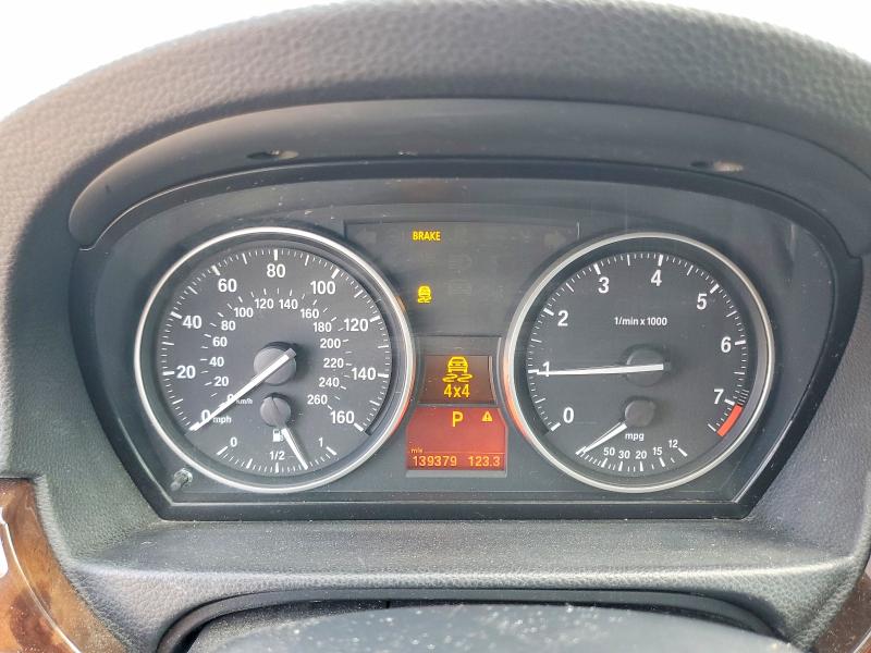2011 BMW 3er VIN WBAPK7G53BNN86375 COPART salvage auction — UNDERCARRIAGE, Tx - Salvage Vehicle Title, sold $1,250 on 2026-07-28 (photo 9)