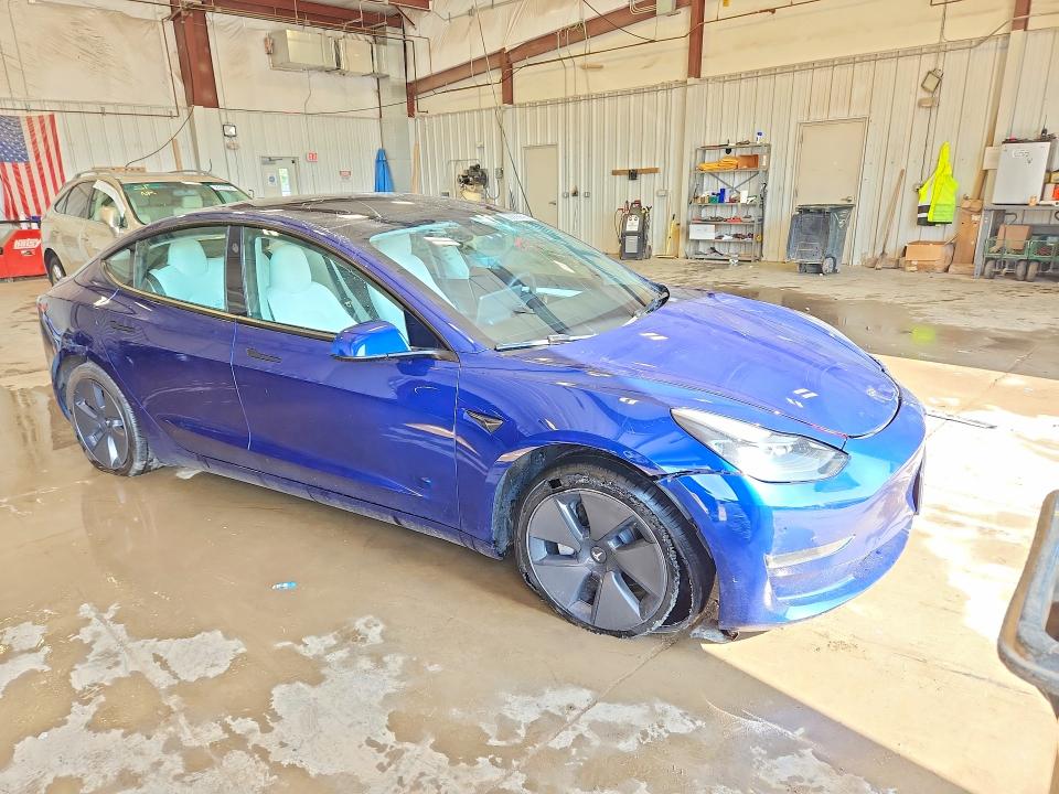 2023 Tesla Model 3 VIN 5YJ3E1EB8PF632030 COPART salvage auction — FRONT END, Wi - Cert Of Title-Salvage Vehicle, sold $6,900 on 2026-07-13 (photo 4)