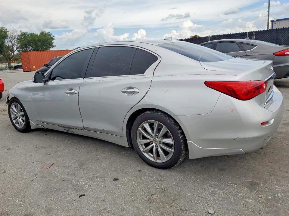 2015 Infiniti Q50 VIN JN1BV7AP9FM344915 COPART salvage auction — FRONT END, FL - CERT OF TITLE SLVG REBUILDABLE, sold $975 on 2026-07-02 (photo 2)