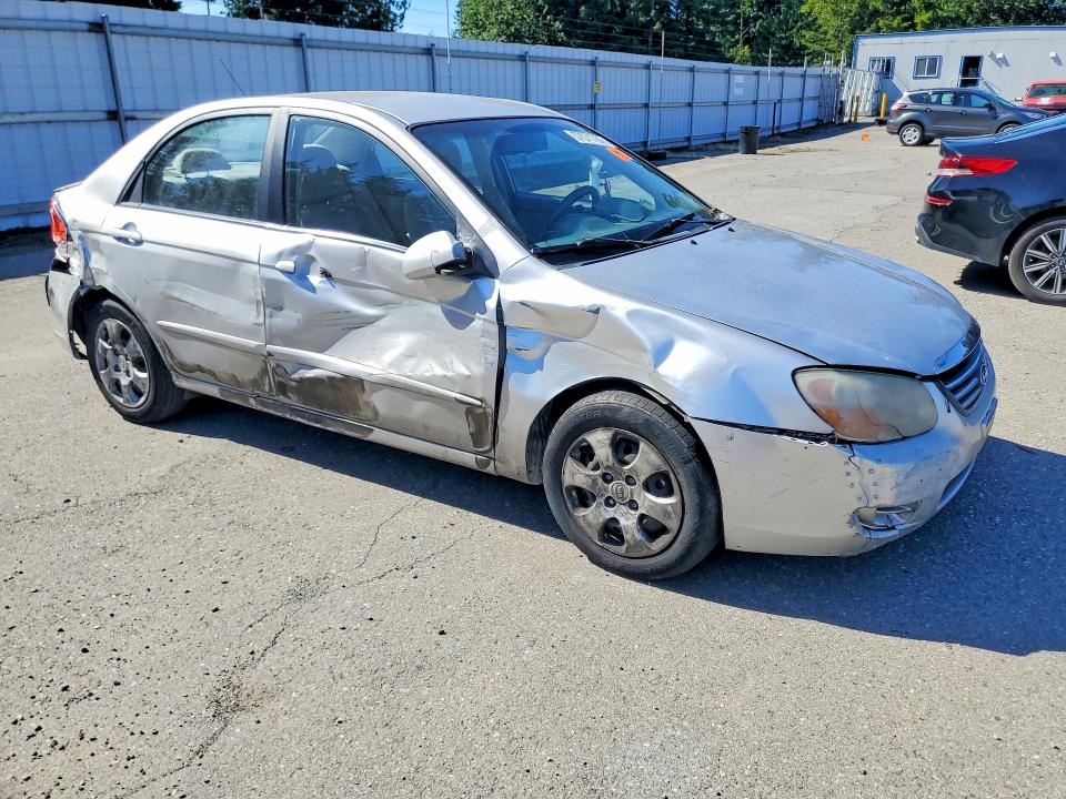 2008 Kia Spectra VIN KNAFE121885522961 COPART salvage auction — REAR END, WA - BILL OF SALE, sold $250 on 2026-07-13 (photo 4)