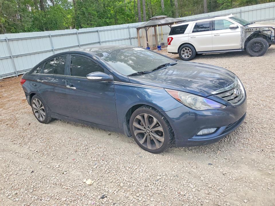 2013 Hyundai Sonata VIN 5NPEC4AB3DH593981 COPART salvage auction — REAR END, Nc - Salvage Certificate Of Title, sold $775 on 2026-07-31 (photo 4)