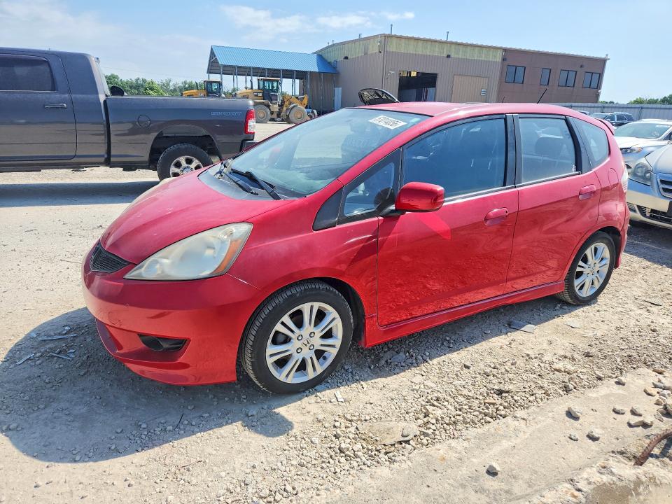 2010 Honda Fit VIN JHMGE8H41AC017166 COPART salvage auction — ROOF, Ks - Cert Of Title-Salvage, sold $1,700 on 2026-07-14 (photo 1)