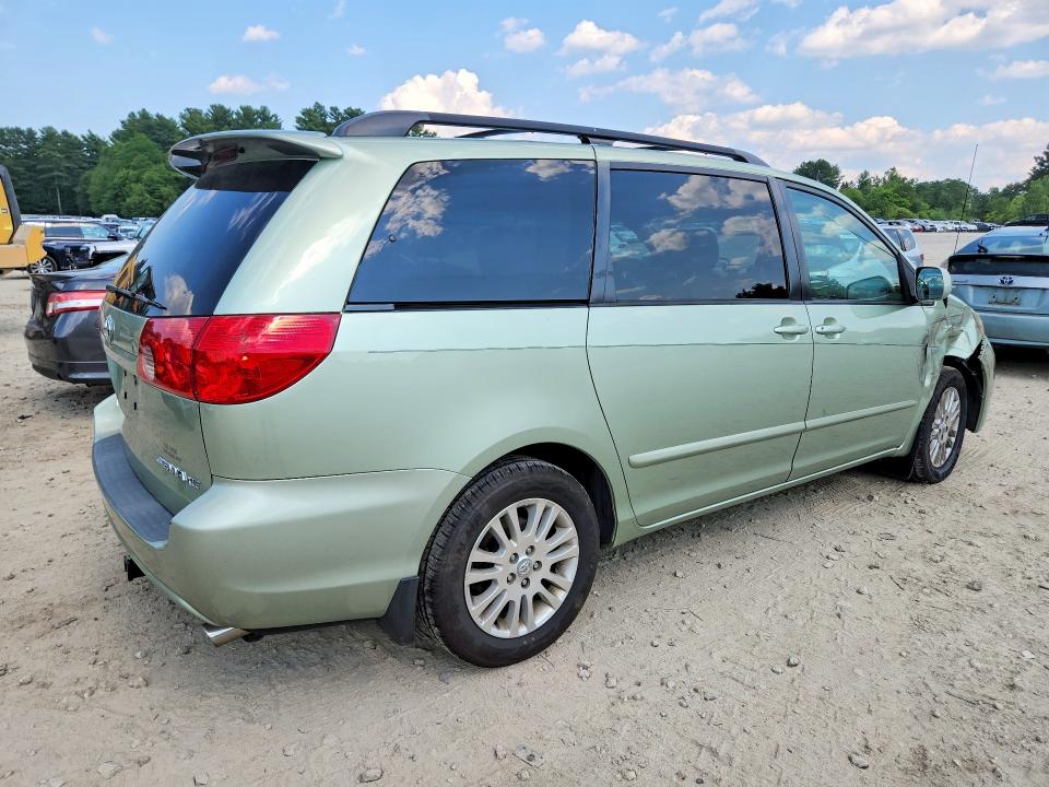 2008 Toyota Sienna VIN 5TDZK22CX8S191391 COPART salvage auction — FRONT END, MA - CERT OF TITLE-RECONSTRCTD COLL, sold $2,600 on 2026-07-20 (photo 3)