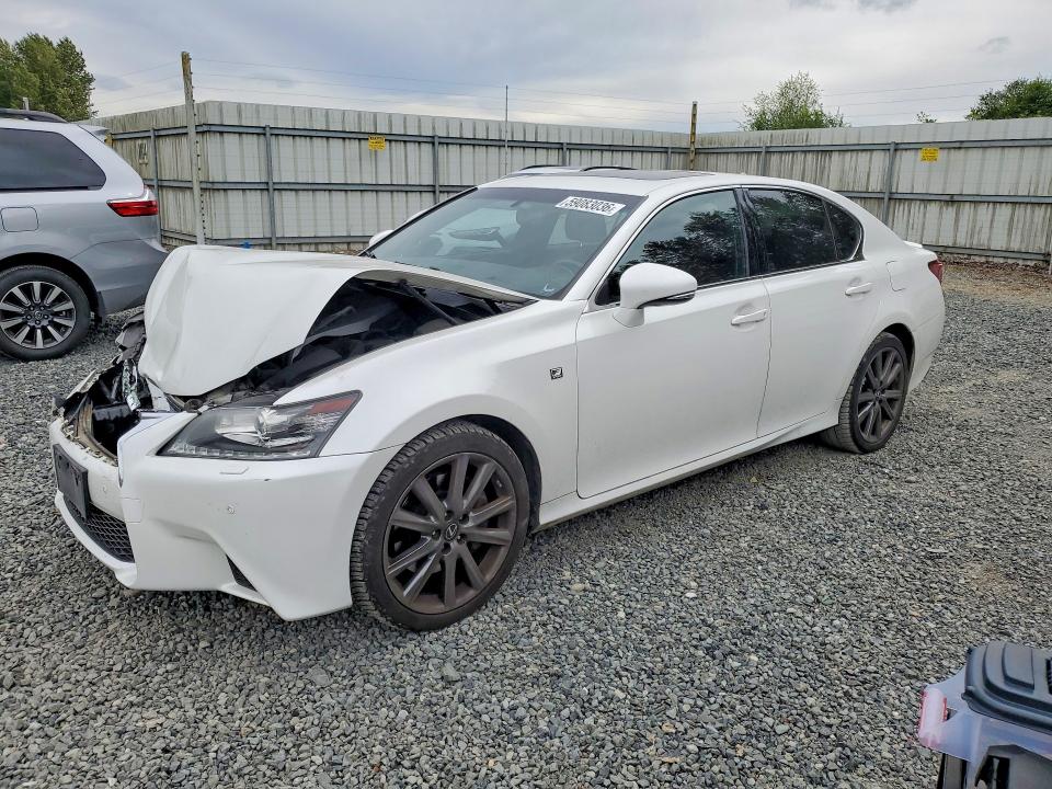 2013 Lexus Gs VIN JTHCE1BL7D5006199 COPART salvage auction — FRONT END, WA - BILL OF SALE, sold $4,750 on 2026-07-27 (photo 1)